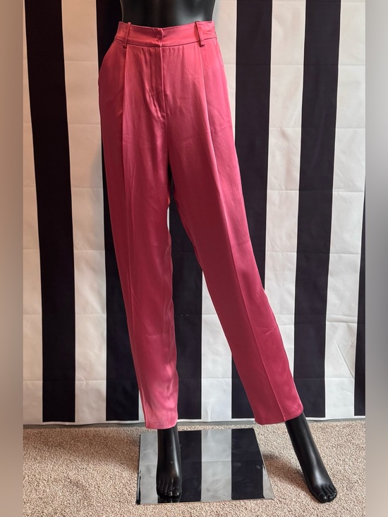Emporio Armani Pants - Emporio Armani Pink Straight-Leg Tailored Trousers
